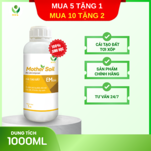 Mother Soil (EM gốc) 1 lít - Giải ngộ độc hữu cơ, cải tạo đất