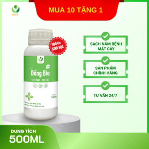 Vi lượng Đồng Bio chai 500ml - Rửa vườn sạch, diệt nấm bệnh