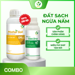 Combo Đất Sống Sạch Nấm – Giải pháp cải tạo đất và ức chế nấm hại rễ hiệu quả