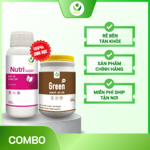 Combo rễ bền tán khoẻ – Kích rễ bật chồi, xanh lá khỏe cây, cải tạo đất, tăng ra hoa đậu quả 100%