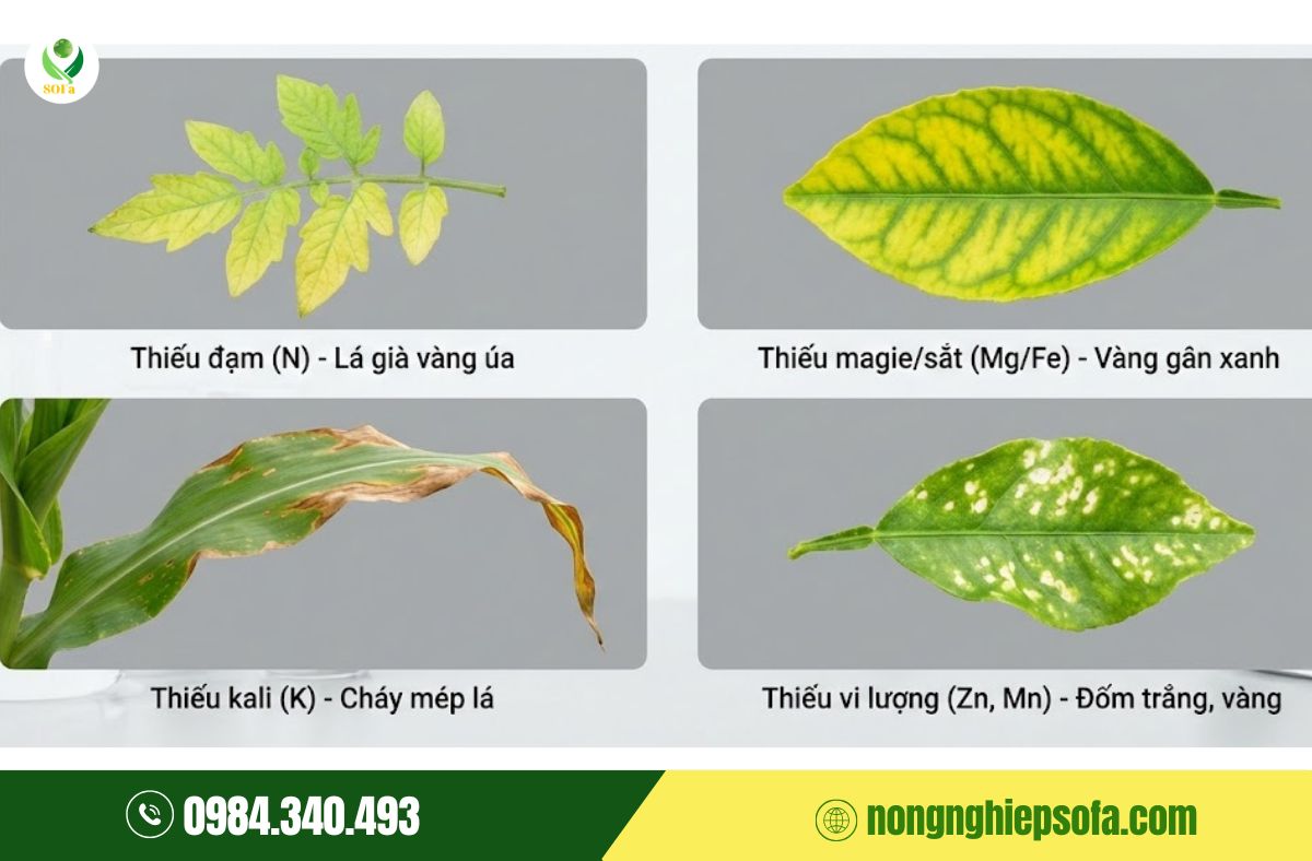 Dấu hiệu cây thiếu dinh dưỡng: Nhận biết sớm và phục hồi nhanh với Nutri Super 2 dấu hiệu cây thiếu dinh dưỡng