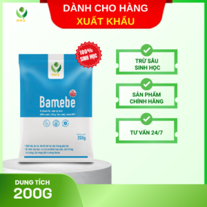 THUỐC TRỪ SÂU SINH HỌC BAMEBE XUẤT KHẨU – GIẢI PHÁP AN TOÀN CHO NÔNG SẢN TIÊU CHUẨN CAO