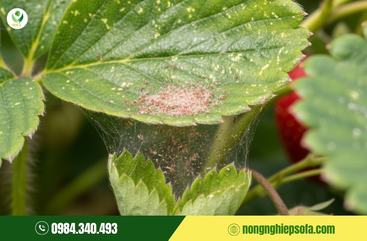 Nhện đỏ hại dâu tây: Vì sao càng phun thuốc càng khó trị? 3 nhện đỏ hại dâu tây