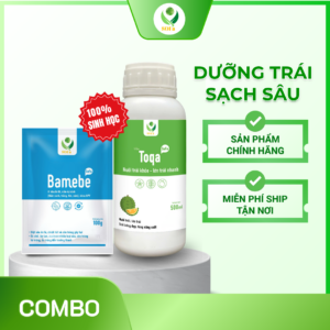 Combo Dưỡng Trái Sạch Sâu – Giải pháp nuôi trái khỏe, hạn chế sâu hại hiệu quả